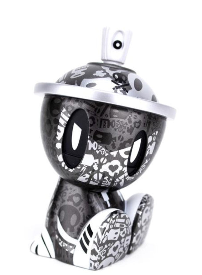 VSOG Silver Canbot Canz Art Toy Figure by Quiccs x Czee13