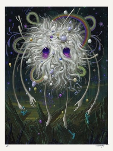 White Ghost Archival Print by Jeff Soto