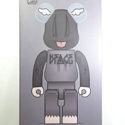 XLARGE x D*Face- Brown 100% & 400% Be@rbrick Art Toy by D*Face- Dean Stockton