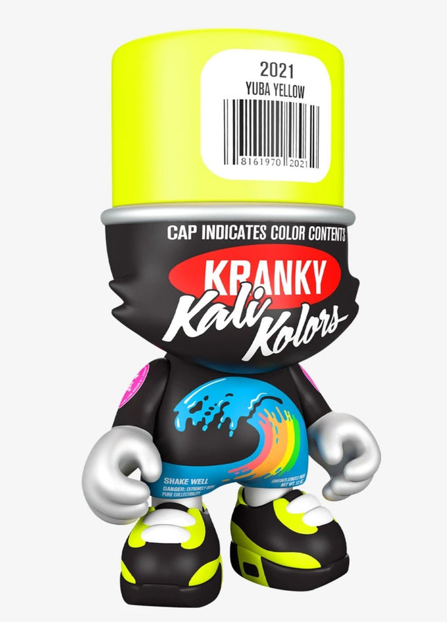 Yuba Yellow SuperKranky Art Toy by Sket- One x SuperPlastic