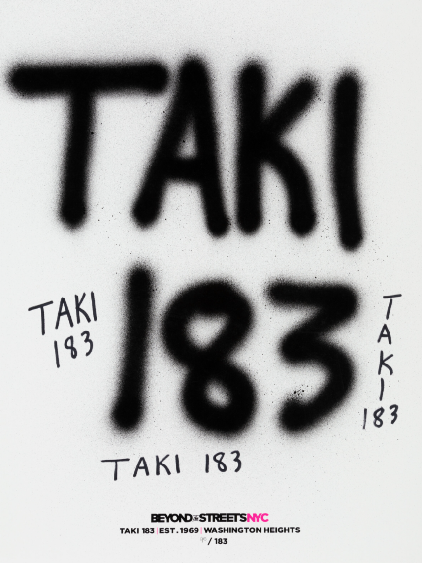 Buy TAKI 183 Graffiti Art Here!