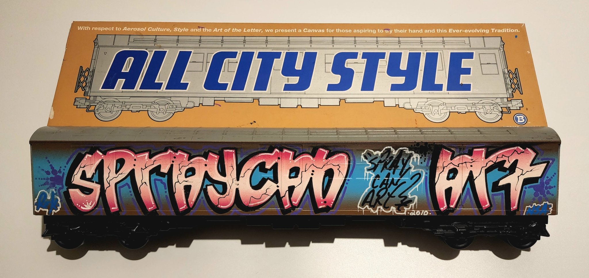 All City Style Trains A Creative Canvas for Street Pop Graffiti Art