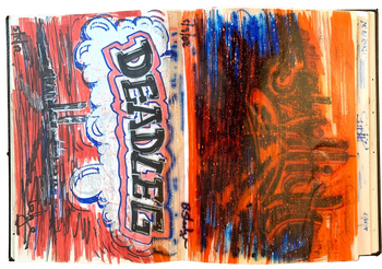 Dead Leg> Pop Artist Graffiti Street Artworks