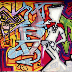 Psycho> Pop Artist Graffiti Street Artworks