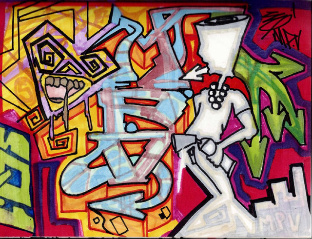 Psycho> Pop Artist Graffiti Street Artworks