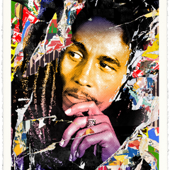 Bob Marley Graffiti Street Pop Art
