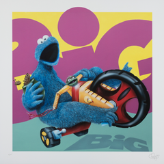Cookie Monster Graffiti Street Pop Art