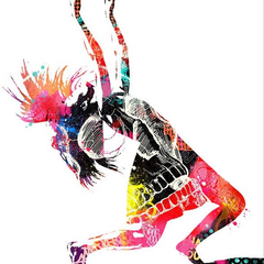 Dancing & Dancers Graffiti Street Pop Art