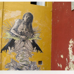 South America Graffiti Street Pop Artwork