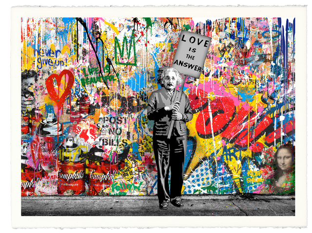 Albert Einstein Graffiti Street Pop Art