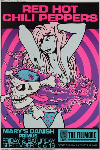 Red Hot Chili Peppers Graffiti Street Pop Artwork