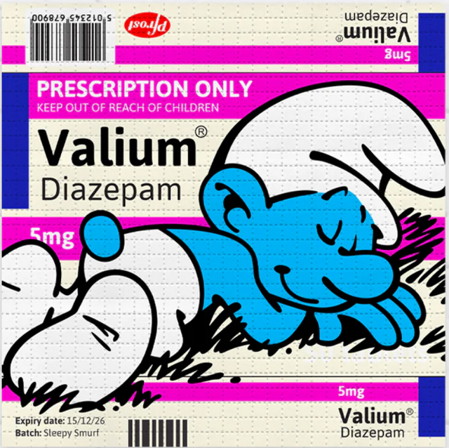 Smurfs Graffiti Street Pop Art