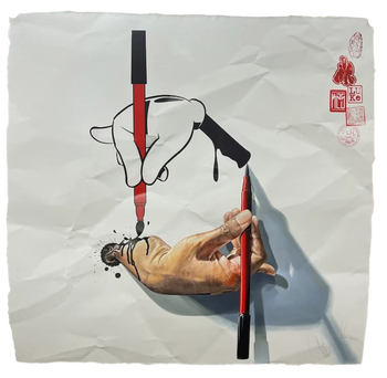 Luke> Pop Artist Graffiti Street Artworks