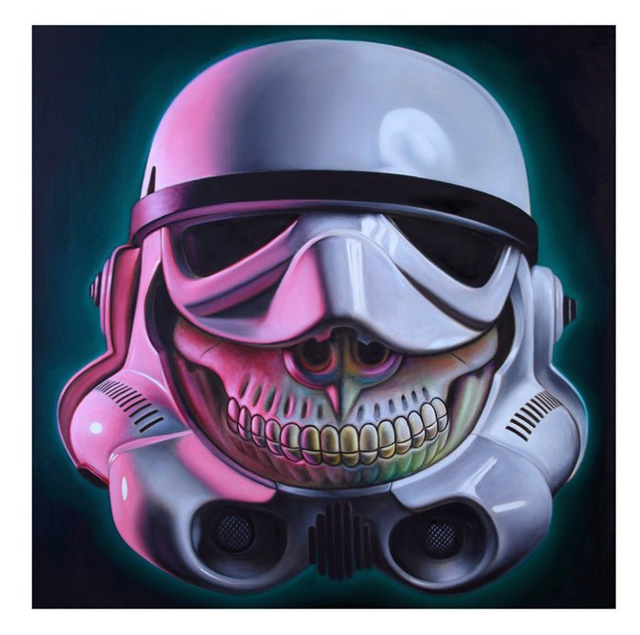 Storm Trooper Graffiti Street Pop Art