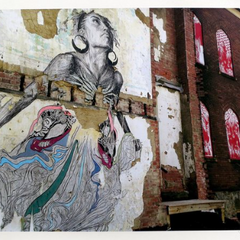 Swoon- Caledonia Curry> Pop Artist Graffiti Street Artworks