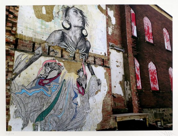 Swoon- Caledonia Curry> Pop Artist Graffiti Street Artworks