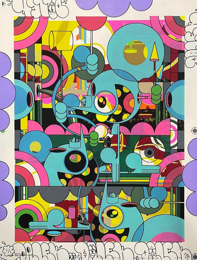 Dalek- James Marshall> Pop Artist Graffiti Street Artworks