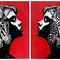 Diptych Print Graffiti Street Pop Art