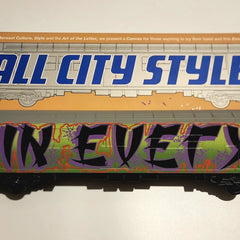 All City Style Train Graffiti Street Pop Artwork