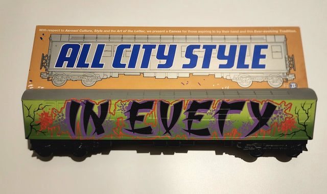 All City Style Train Graffiti Street Pop Artwork