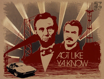 President Abraham Lincoln Graffiti Street Pop Artwork