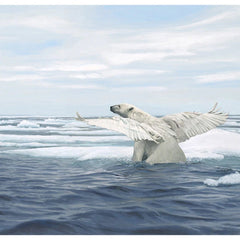 Polar Bear Graffiti Street Pop Art