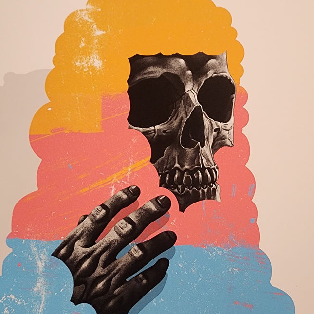 Skull Variant Cloud Diver Archival Print by Michael Reeder