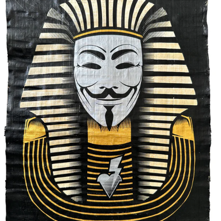 Anonymous Pharaoh Blacked Out Giclee Print by Marwan Shahin