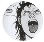 【新品】Supreme akira pill ceramic plate2pcs Supreme AKIRA Pill Ceramic Plate White