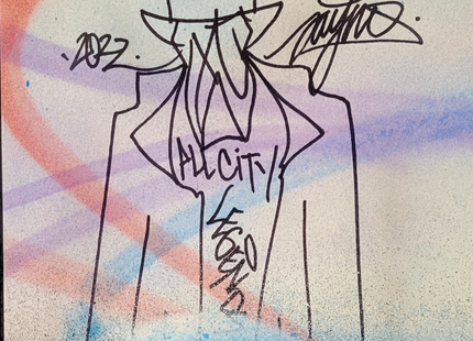 All City Legends Original Spray Paint Marker Painting by Optimo NYC