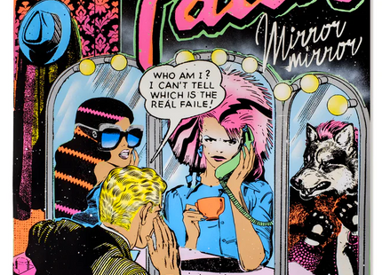 An Act of Faith HPM Acrylic Spray Paint Silkscreen Print by Faile