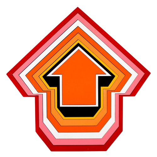 Arrow Pulse Strawberries n Cream HPM Pintura en aerosol Impresión en madera de Tavar Zawacki- Arriba