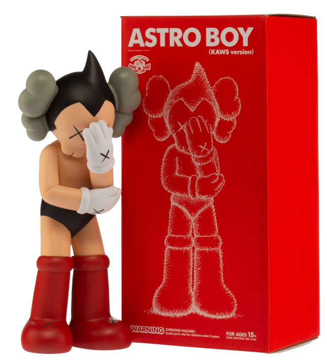 Astro Boy Red Original 1st Edition Art Toy by Kaws- Brian Donnelly