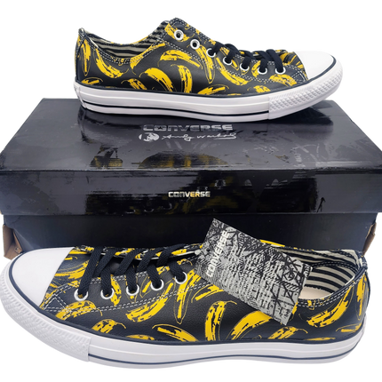 Banana Chuck Taylor Mens Size 12 Box Shoe by Converse x Andy Warhol