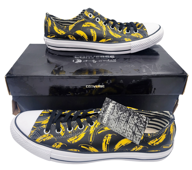 Banana Chuck Taylor Mens Size 12 Box Shoe by Converse x Andy Warhol