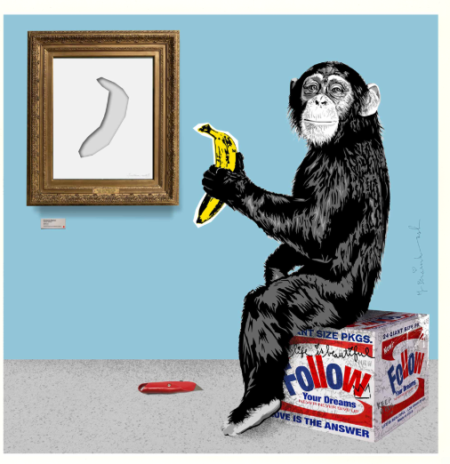 Bananappétit Silkscreen Print by Mr Brainwash- Thierry Guetta