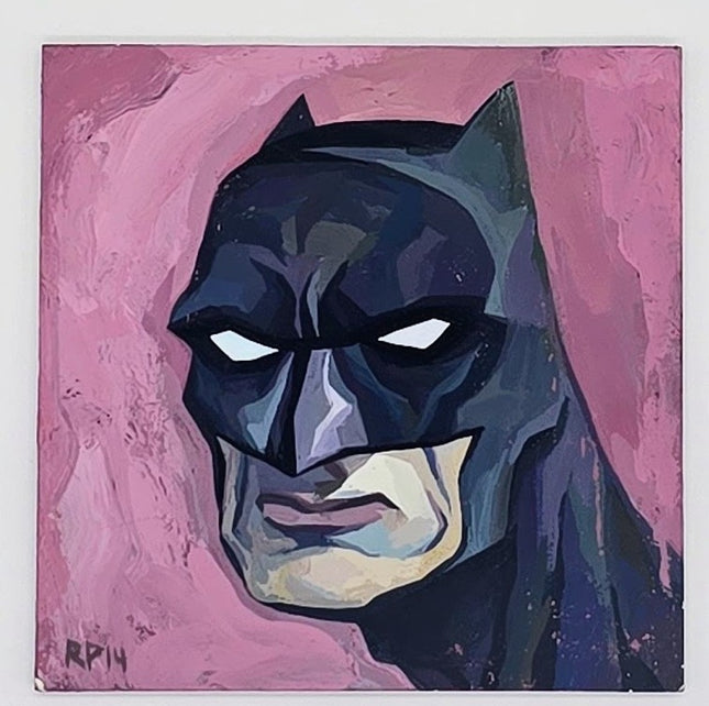 Batman 14 Original Acrylic Painting by Rich Pellegrino