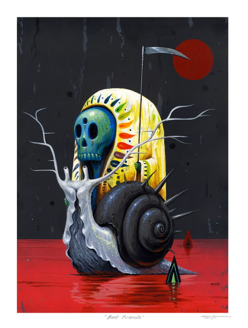 Best Friends Giclee Print by Jeff Soto