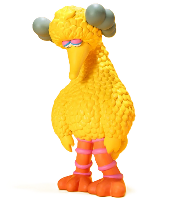 Big Bird Art Toy by Sesame Street x Kaws- Brian Donnelly