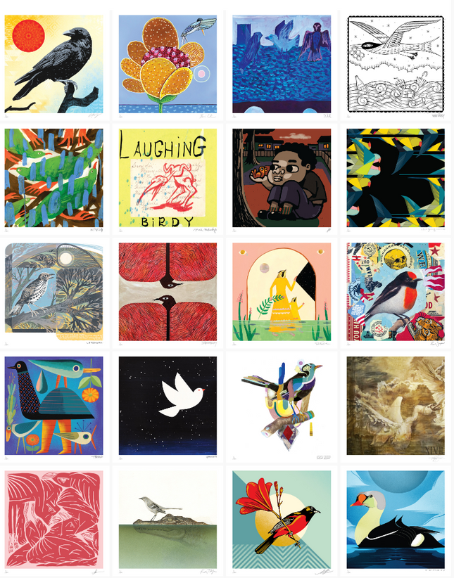 Birdsong Project Portfolio Print Set Shepard Fairey OBEY x Various Artists