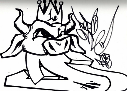 Black Book Graffiti Journal by TC5 x Totem x Psycho x ZiNk x Kaws