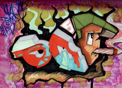 Black Book Graffiti Journal by TC5 x Totem x Psycho x ZiNk x Kaws