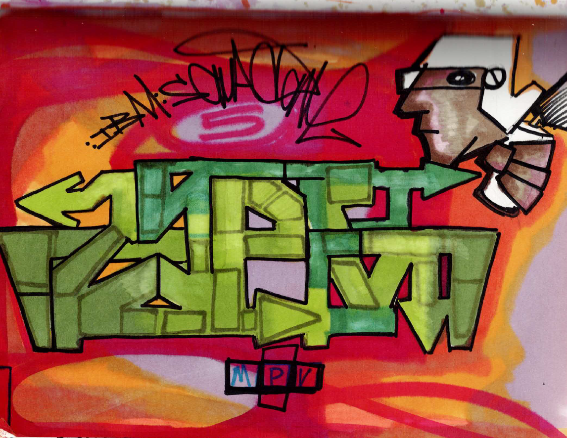 Black Book Graffiti Journal by TC5 x Totem x Psycho x ZiNk x Kaws