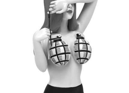 Booby Trap Art Toy Sculpture by Henn Kim x Mighty Jaxx