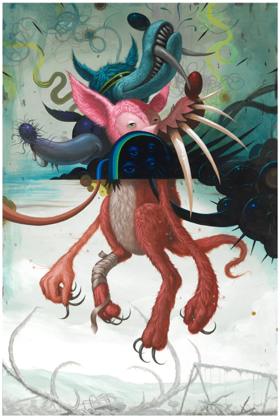 Litografía rota de Jeff Soto