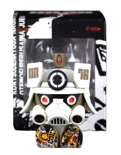 Canbot76- Phantom White Canbot Canz Art Toy by Dragon76 x Czee13