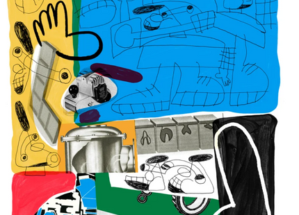 Cartoon Process 1 Silkscreen Print by MartÍ Sawe