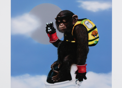 Ceci n'est Pas Un Singe Giclee Print by Brett Crawford