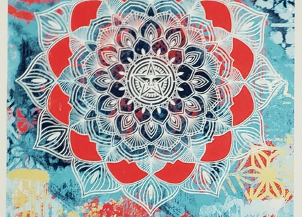 Chaos Mandala Silkscreen Print by Shepard Fairey- OBEY