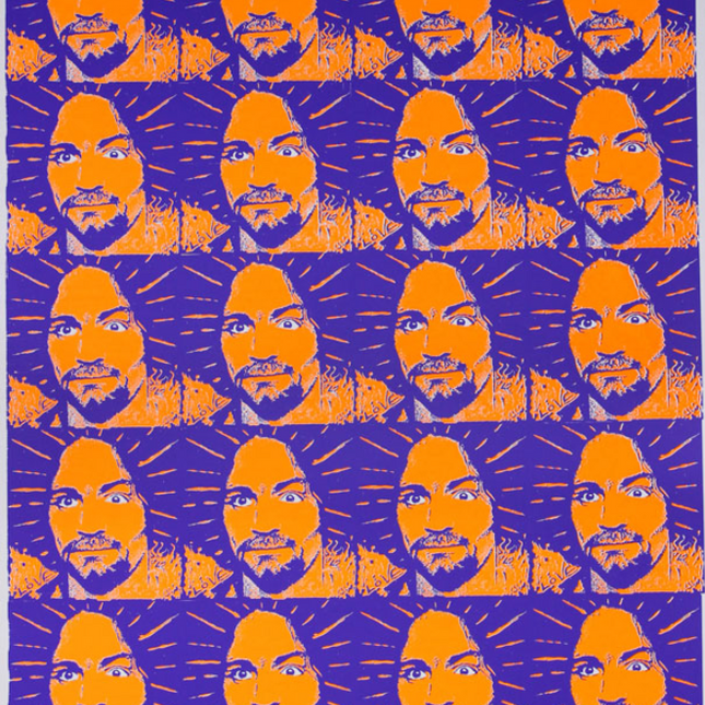 Charles Manson Everythings Charlie Silkscreen Print by Frank Kozik